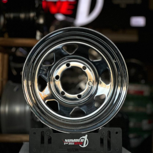 رینگ-فابریک-6پیچ-8پاترول-سایز-15-کروم-خارجی-تصویر-2