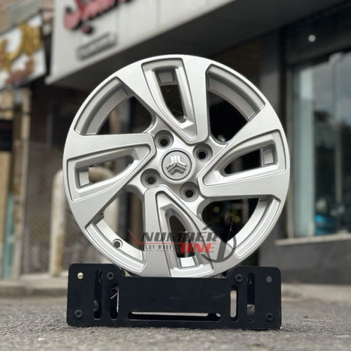 رینگ  فابریک ساینا طرح النترا سایز 14 نقره ای نیریز